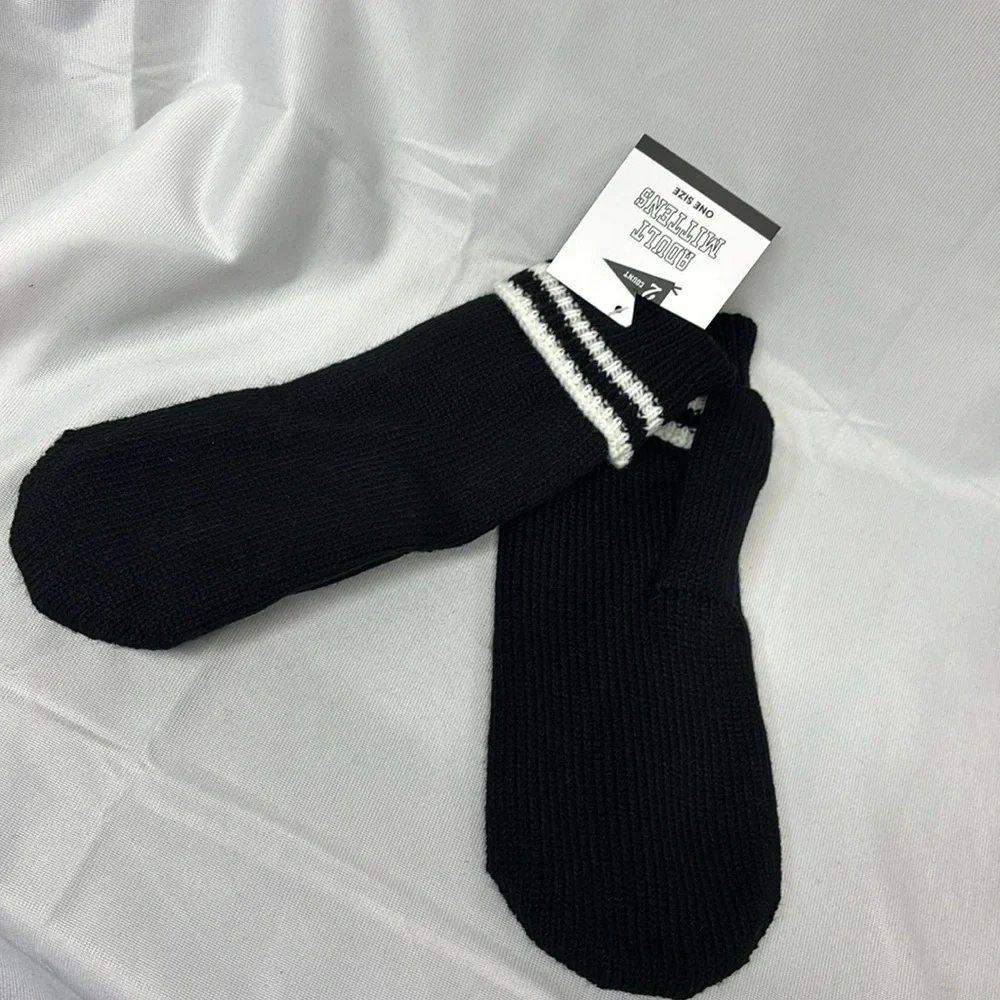 Gertex Knit thick linedMittens Soft Warm Stretchy One Size Fits Most  gloves
